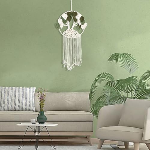ORIGACH DIY Macrame Tree of Life Wall Hanging Kit, Beige - Image 5