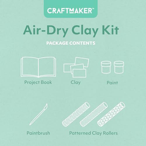 Craft Maker Air-Dry Clay Kit - Image 5