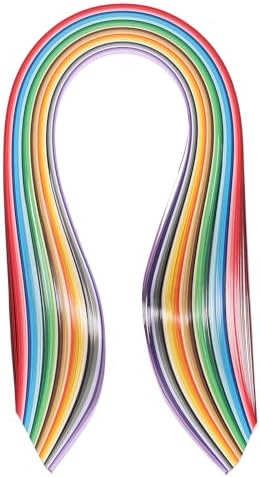 PATIKIL 180pcs Quilling Strips Paper 9/32"(7mm) 54cm Origami Paper Quilling Strip for Art DIY Craft 36 Colors by PATIKIL