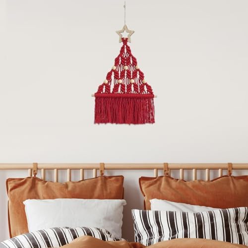 Christmas Tree Macrame DIY Kit Boho Style Handmade DIY Kit Decor Ornament - Image 7