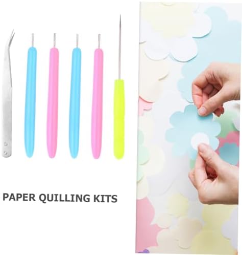 COHEALI 18pcs Papermaking Kit Pens Piercer Tweezer Paper Quilling Tools for DIY Art Craft - Image 2