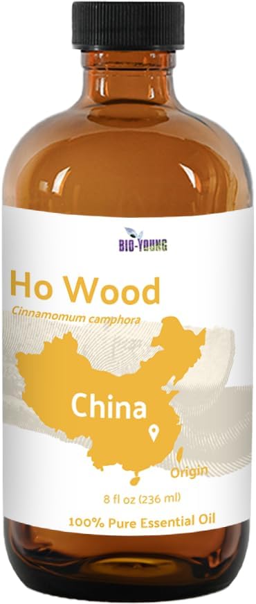Nature Packaged Ho Wood Essential Oil Direct from Malagassi - Ho Wood Essential Oil for Diffusers, Candle-Making, Soap-Making, Aromatherapy, for Skin and Hair (8oz)