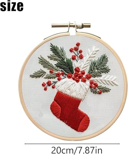 Christmas Embroidery Kits Beginners, Truck Embroidery Kits for Adults - Image 2