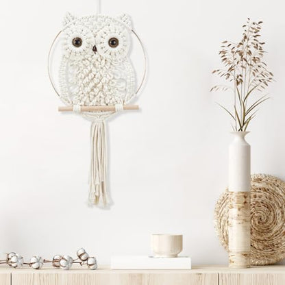 ORIGACH DIY Macrame Owl Wall Hanging Tapestry Kit - Image 4