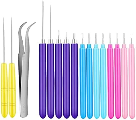 Quilling Tools Set for Beginner Card Making | Hand Crafted Pen Art Tool | DIY Paper Quilling Kit for Adults | Rust-Proof Plastic Slotted Pen | Crafting - 16 Pieces by Unknown