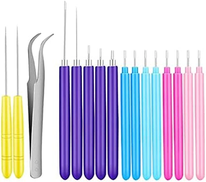 Quilling Tools Set for Beginner Card Making | Hand Crafted Pen Art Tool | DIY Paper Quilling Kit for Adults | Rust-Proof Plastic Slotted Pen | Crafting - 16 Pieces by Unknown