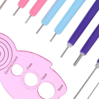 12pcs Paper Quilling Tool Kit Portable, for Beginners and Adults - Image 3