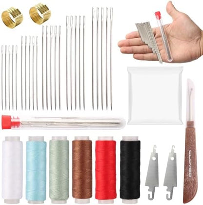 Losaria 38 Pcs Sewing Kit for Adults, Steel Needles for Hand Sewing Kit by Unknown