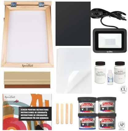 Speedball Advanced All-In-One Screen Printing Kit, Includes LED UV Exposure Lamp by SpeedballArt