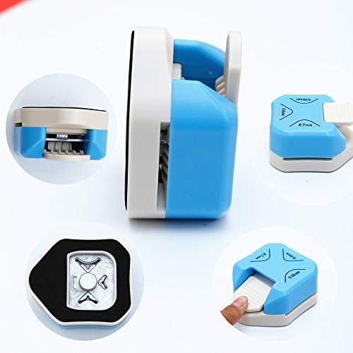 QIQQIKIN Paper Corner Rounder 3 in 1 （R4mm+R7mm+R10mm）， Punches for Crafts， Cutter ，Envelope Punch Board ，Hole Puncher， Laminate, DIY Projects, Photo Cutter,Card Making Scrapbooking and Journaling - Image 5