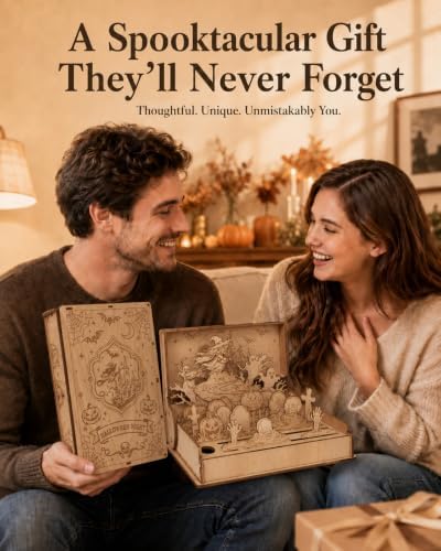Halloween Wooden Model Kit for Adults, Halloween 3D Puzzle & Table Decor - Image 6