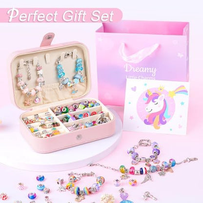 Sofier Jewelry Bracelet Making Kit for DIY Beads Charms Set Teen Gifts - Image 4