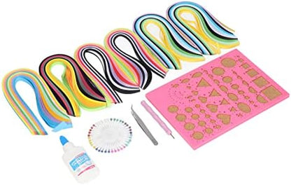 COMTERVI Paper Quilling Kits Creative Colorful DIY Crafts for Beginners Adults Kids Art Supplies - Image 5