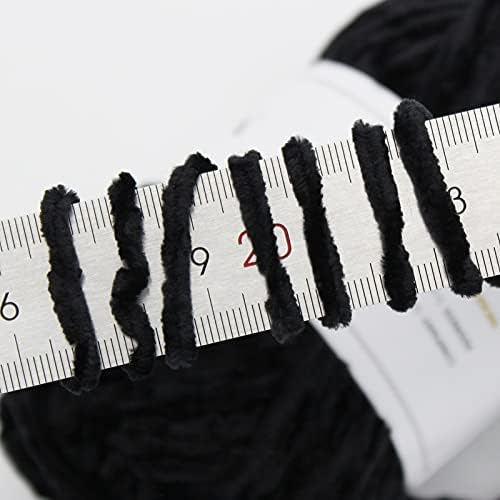 NICEEC 6 Skeins Soft Chenille Yarn 6x85m(6x93yds,6x50g)_Halloween Series - Image 4