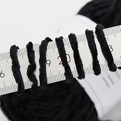 NICEEC 6 Skeins Soft Chenille Yarn 6x85m(6x93yds,6x50g)_Halloween Series - Image 4