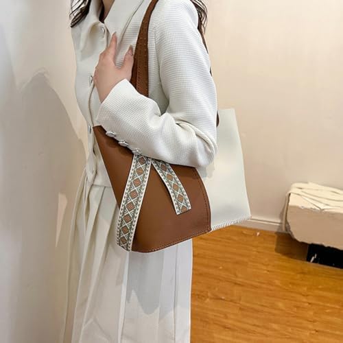 WADORN DIY PU Leather Purse Making Kit, Shoulder Bag Making Set, Camel - Image 5