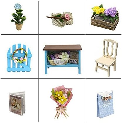 CUTEROOM DIY Doll Room Miniature Furniture Wooden House Kit-Garden Corner - Image 6