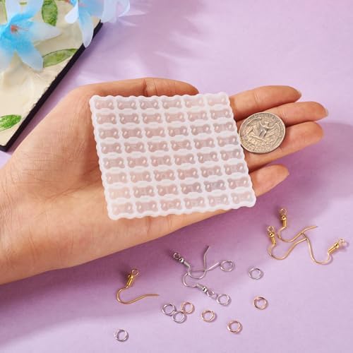 Dog Bone Silicone Mold Resin Earring Molds Cute UV Resin Molds for Keychain Making Kit for Women DIY Earring Bracelet Necklace Jewelry Making - Image 5