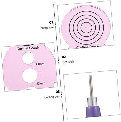 4Pcs DIY Paper Quilling Pen Set for Beginners and Craft Projects - Image 5