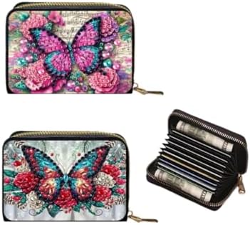 DDGYP 2PCS DIY Diamond Painting Wallet Making Kit,3.14 * 4.33 * 0.98in by DDGYP