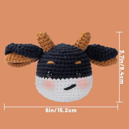 EOKPHULL Crochet Kit for Beginners, Easy DIY Crochet & Knitting Kit for Adults with Step-by-Step Video Tutorials, Yarns, Stuffing, Crochet Hook and Accessories, Crochet Craft Set - Image 4