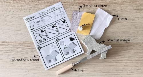 STUDIOSTONE CREATIVE DIY Arts & Crafts Carving Kit Kids Adults Elephant Sculpture Soapstone - Image 5