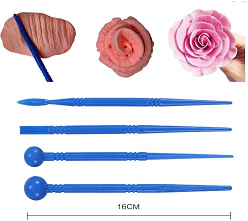 Polymer Clay Tools, Dotting Tools, Nail Art, Air Dry Clay, Sculpting Painting Embossing Scoring Modeling, Ball Stylus Pen, Rock, Silicone, Langqun - Image 2