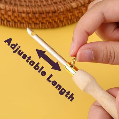 AUGSUN 13 Pcs Punch Needle Kit Embroidery Tool Set for Beginners Adults - Image 5