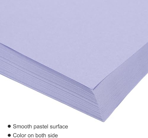 MECCANIXITY 100 Sheet Origami Paper Double Sided Light Purple 11.7 x 8.3 Inch Square Sheet for Art Craft Project, Beginners, Gifts Decor - Image 4