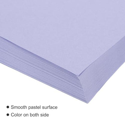 MECCANIXITY 100 Sheet Origami Paper Double Sided Light Purple 11.7 x 8.3 Inch Square Sheet for Art Craft Project, Beginners, Gifts Decor - Image 4