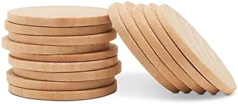 Wood Discs and Blank Tokens for Crafts 1-1/2 x 1/8 inch Wooden Coins Pack of 500 Unfinished Wood Circles by Woodpeckers by Woodpeckers