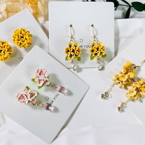 Xaekicr 4pcs Mini Flower Polymer Clay Cutters – Clay Earring Cutters for Floral Jewelry, Polymer Clay Molds for Handmade Accessories, Clay Tools for DIY Crafting - Image 6