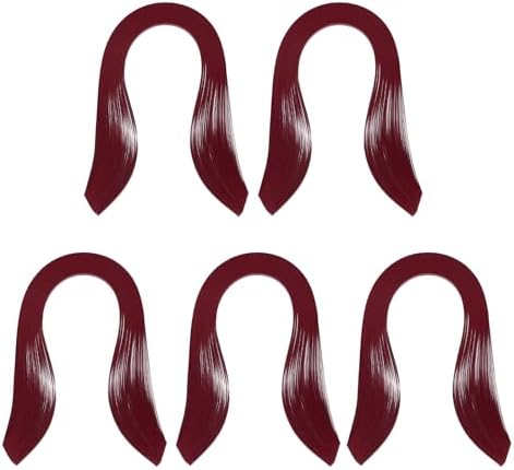 PATIKIL Quilling Strips Paper 600pcs 5mm 39cm Origami Paper Quilling Kits for Art DIY Hand Craft Christmas, Burgundy Red by PATIKIL