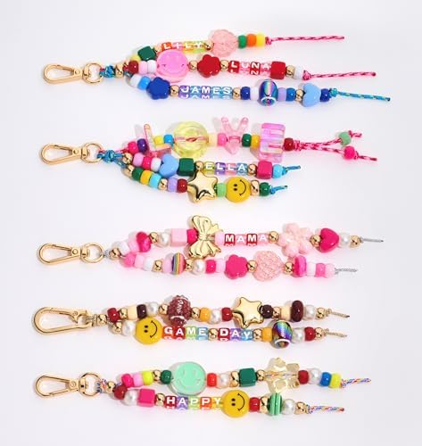 RepaTime DIY Beaded Bag Charm Kit for Women with Keychain Supplies - Image 5