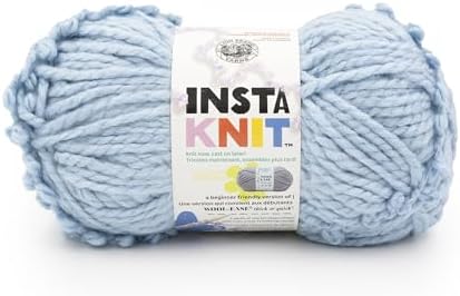 Lion Brand Yarn InstaKnit Beginner Yarn for Knitting, Sky's The Limit, 1 Pack by LionBrandYarn