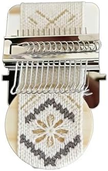 Complete Darning Loom Kit for Clothes Repair & Mini Weaving | Includes Wooden Loom, 14 Needles, Elastic Bands, Stitch Markers | Portable Sewing/Mending Tool for Socks, Sweaters - Image 5