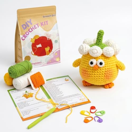 Crochet Kit for Beginners, Crochet Starter Kits for Chicken by Unknown