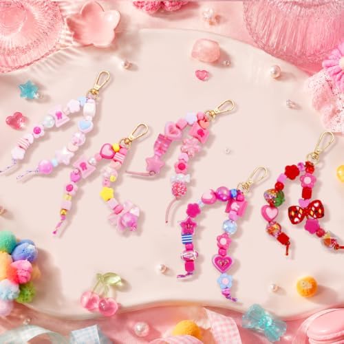 Wurosi 33 Pcs Paracord for Keychain Making, Beadable Keychain Making Kit - Image 5