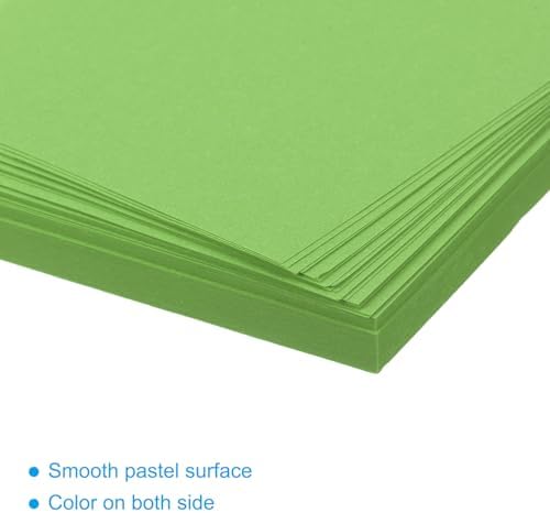 MECCANIXITY 100 Sheet Origami Paper Double Sided Green 2.5x2.5 Inch Square Sheet for Art Craft Project, Beginners, Gift Decoration - Image 4