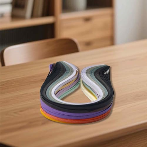 Anphly 9 Sets 3mm Width 39cm Length Multi-Color Paper Quilling Strips, 900 Strips 43 Colors Premium Craft Paper Set for Card Making, Scrapbooking and DIY Art Projects - Image 3