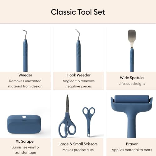 Cricut Ultimate Toolset, Blue - 7 Precision Craft Tools - Image 2