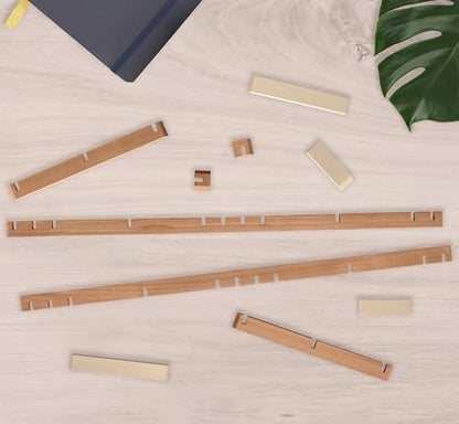 Hinoki Woodworks Kumiko DIY Kit Kakuasa-no-ha Pattern - Image 7