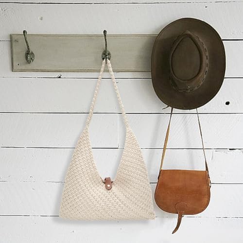 ACRNIGHEET Crochet Beach Bag Crochet Kit for Beginners Tote Bag Knitting Kit with Yarn and Hook Boho DIY Craft Kits Gift for Adults with Video Guide Tutorial Crochet Starter Kit - Image 4
