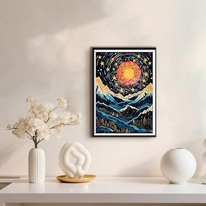 DOTSOPS Mountain Diamond Art Painting Kits DIY Paint by Diamonds for Adults - Image 6