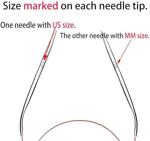 40 inch Circular Knitting Needles Size 8 5 mm Round Magic Loop - Image 3