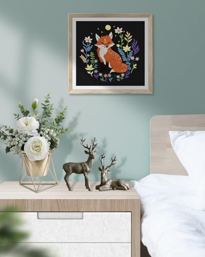 TINDTOP Embroidery Kit for Beginners Adult, Fox Embroidery Kit - Image 6
