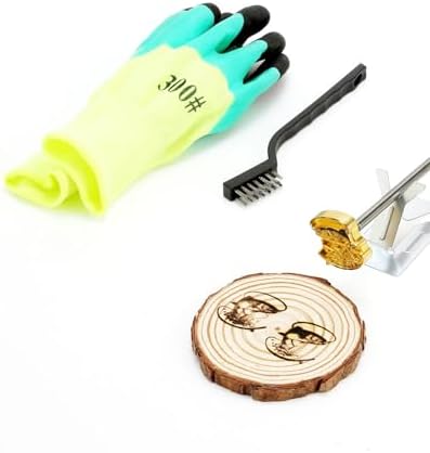 Solid Brass 1.5" Trout Biting Branding Iron for Wood Hats Leather Steak by AIMOADO