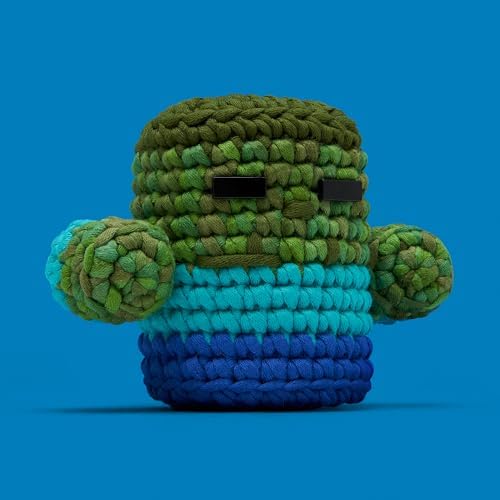 The Woobles Minecraft Crochet Kit for Beginners (Zombie) - Image 2