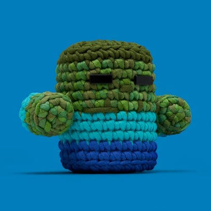 The Woobles Minecraft Crochet Kit for Beginners (Zombie) - Image 2