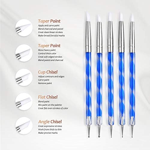 ISSEVE 43Pcs Pottery Clay Sculpting Tools, Clay Tool with Carrying Case Bag - Image 5